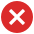 icon: red circle with diagonal cross